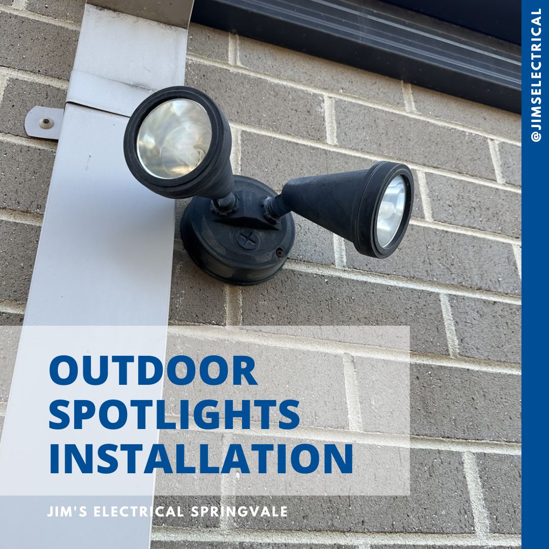 Outdoor Spotlights Installation